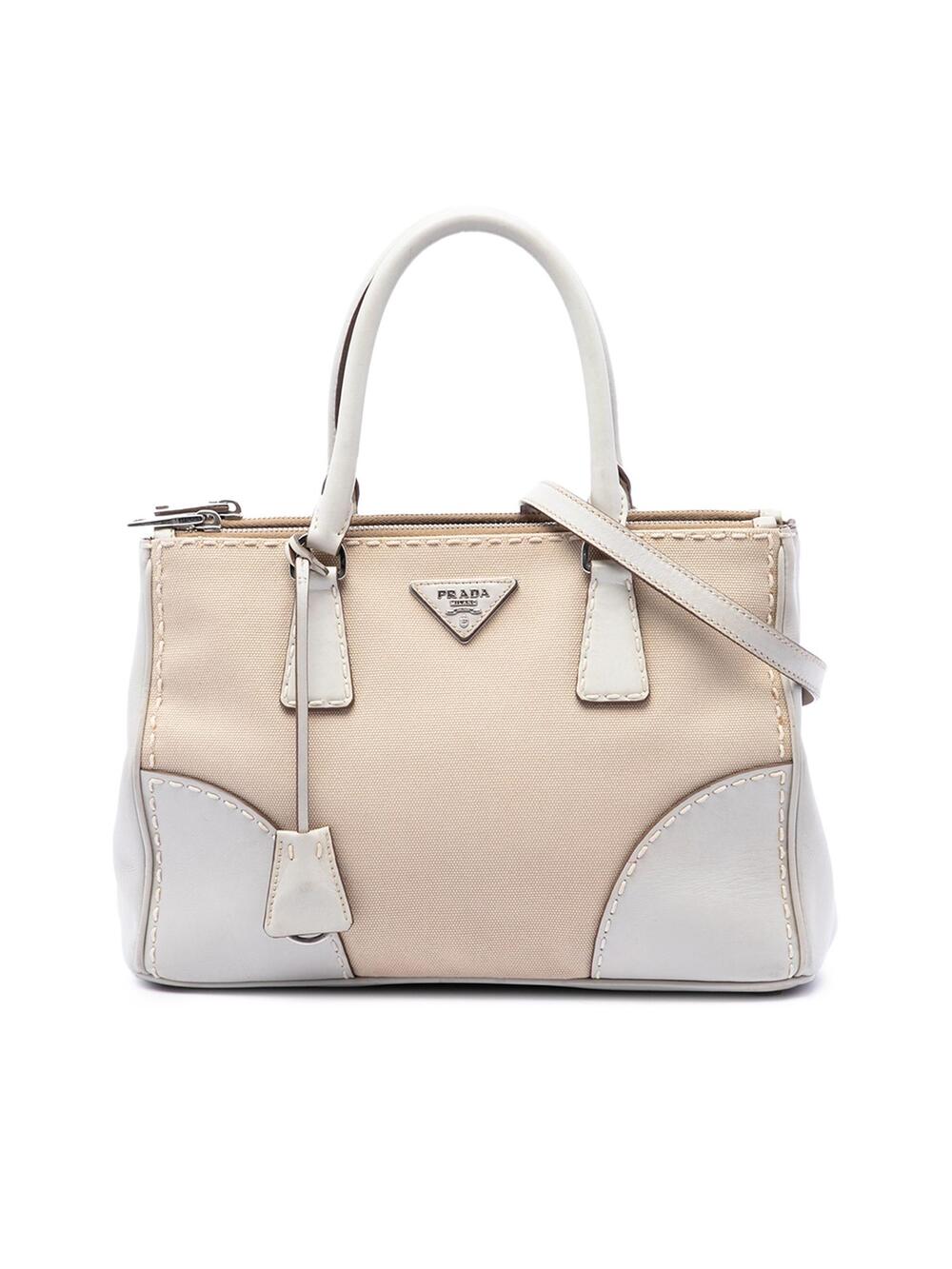 Prada Small Canvas And City Calf Stitch #358210P70B